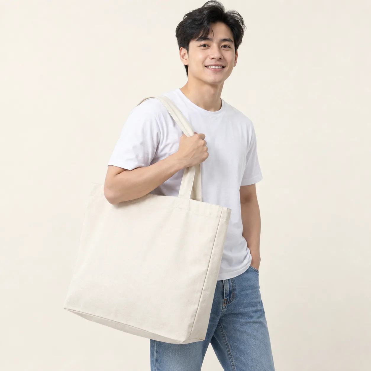 Ảnh thực tế Túi Canvas Cỡ Lớn Theo Yêu Cầu tại Tuivaikhongdet.vn
