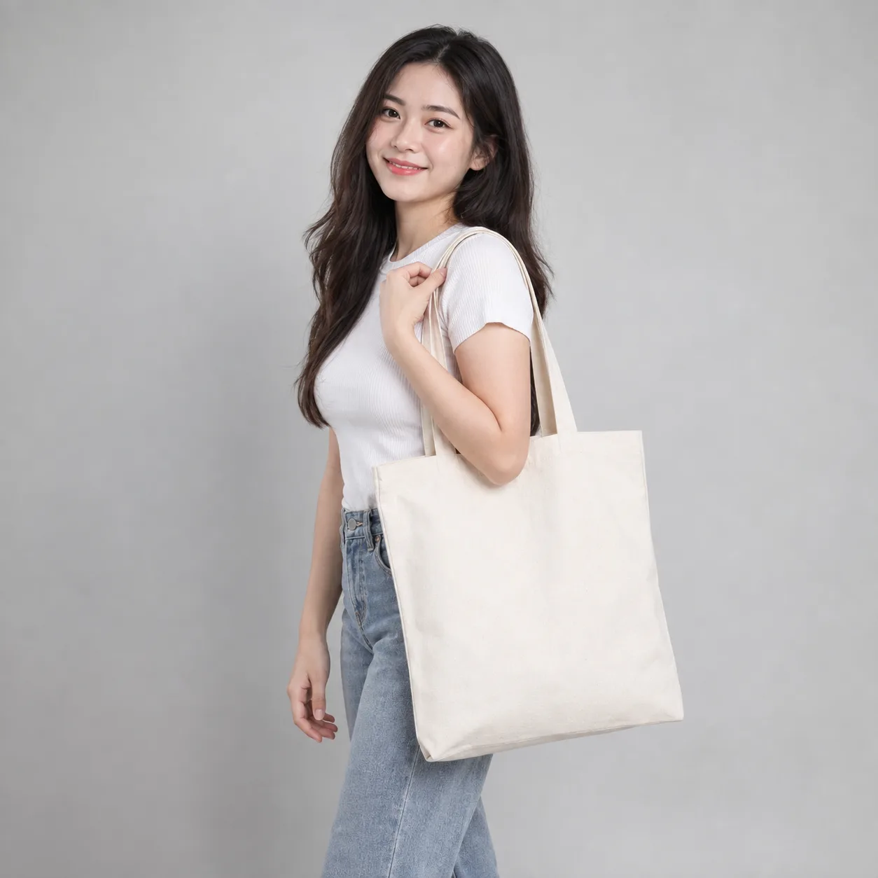 Ảnh thực tế Túi Canvas Trơn Chưa In tại Tuivaikhongdet.vn