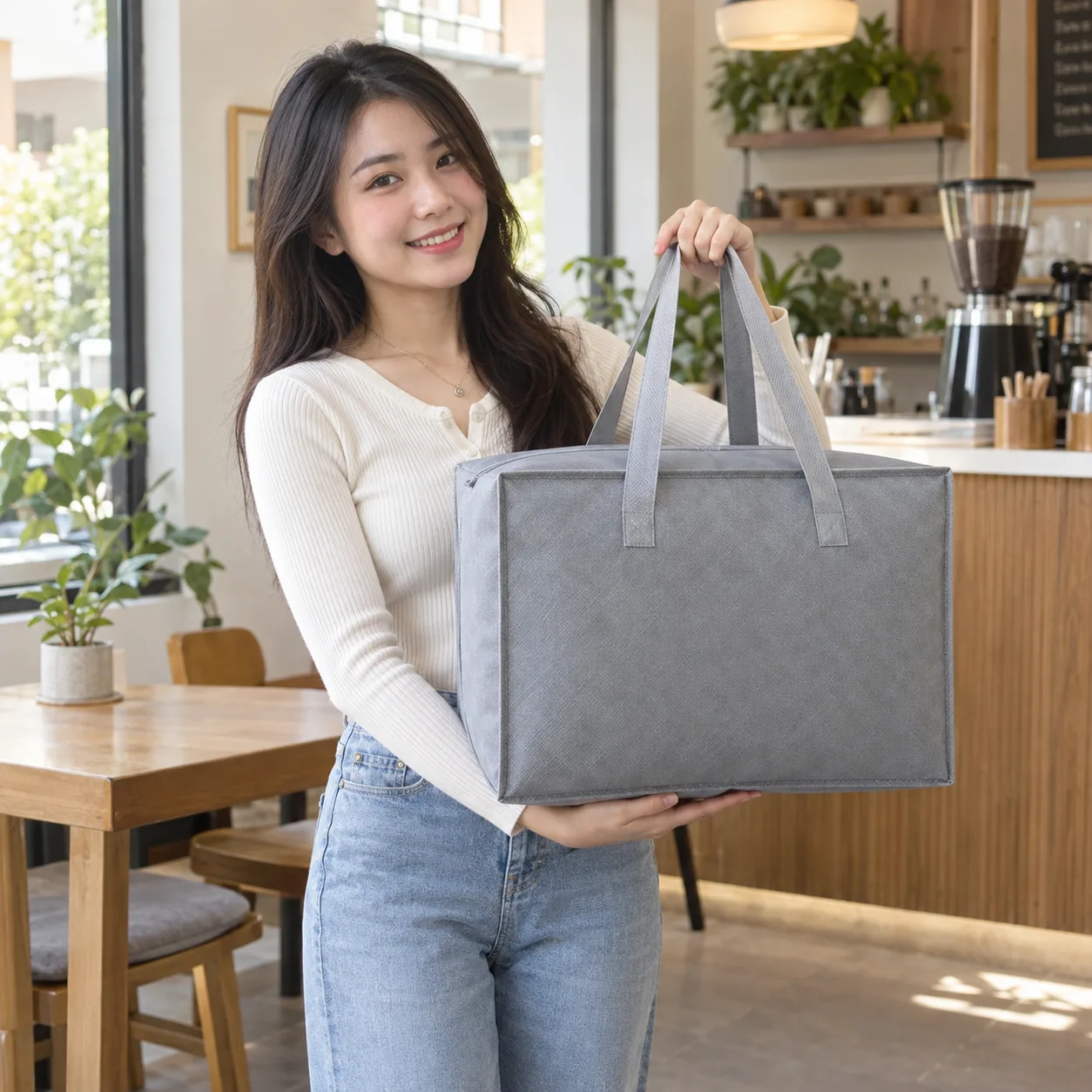 Ảnh thực tế Túi Không Dệt Đựng Quần Áo Gấp Gọn tại Tuivaikhongdet.vn