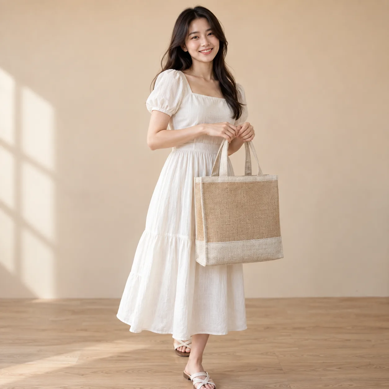 Ảnh thực tế Túi Linen Đựng Quà Chào Đón Khách Sạn tại Tuivaikhongdet.vn