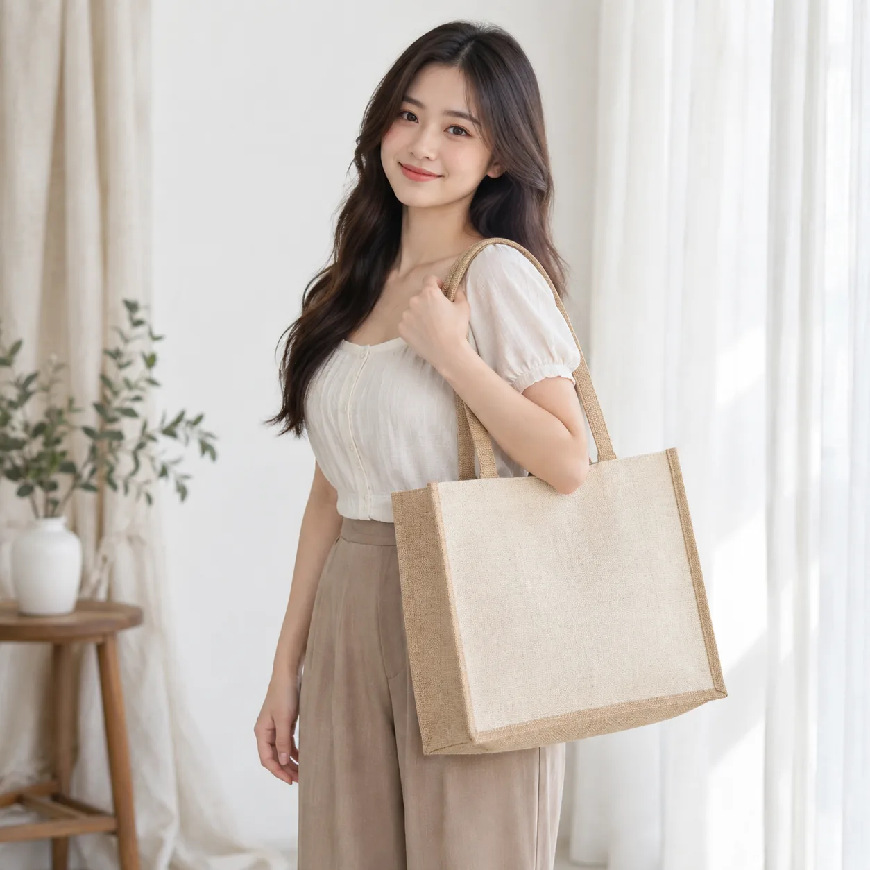 Ảnh thực tế Túi Linen Đựng Quà Hội Nghị Sự Kiện tại Tuivaikhongdet.vn