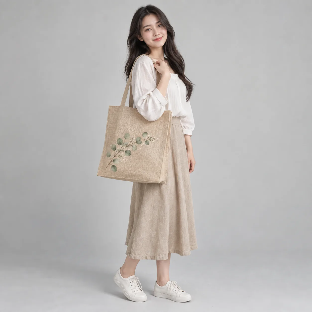 Ảnh thực tế Túi Linen In Tên Riêng Làm Quà tại Tuivaikhongdet.vn