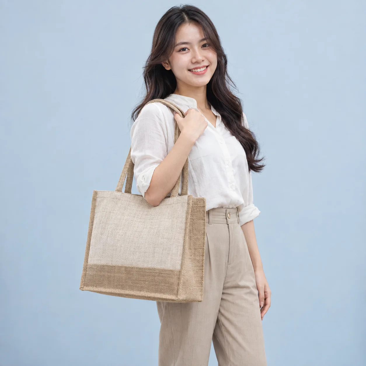 Ảnh thực tế Túi Linen Quà Tặng Ngành May Mặc tại Tuivaikhongdet.vn